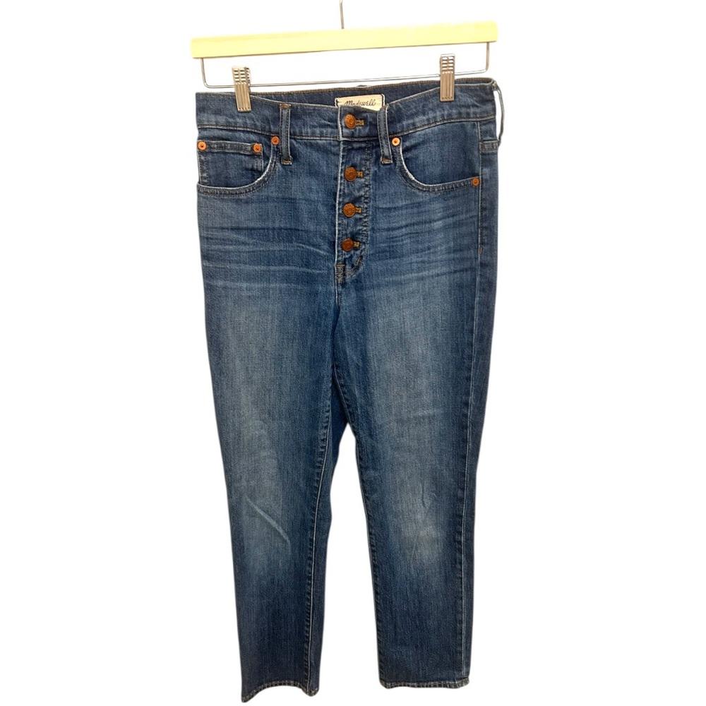 Madewell the Perfect Vintage Crop Jean Size 26 GUC Dark Wash X0864